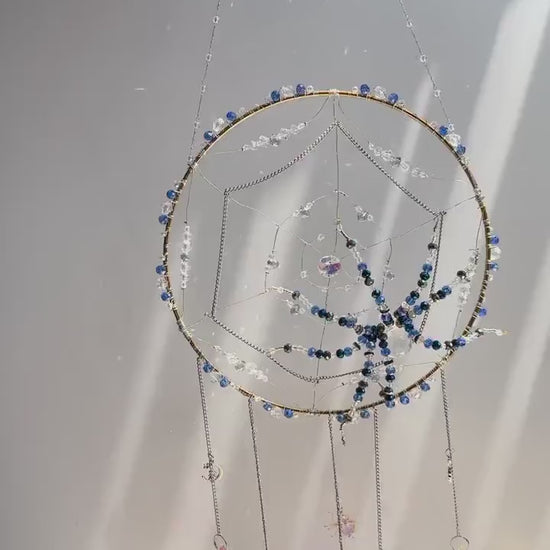 Spider Web Suncatcher DIY Kit: Create Your Own Crystal Window Art