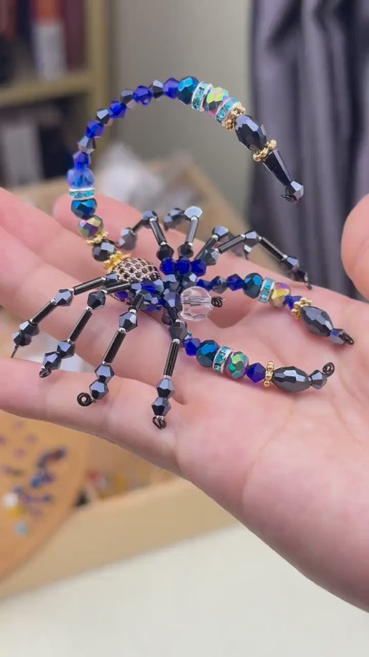 Scorpion Suncatcher DIY Kit: Crystal Prism, Zodiac Gift