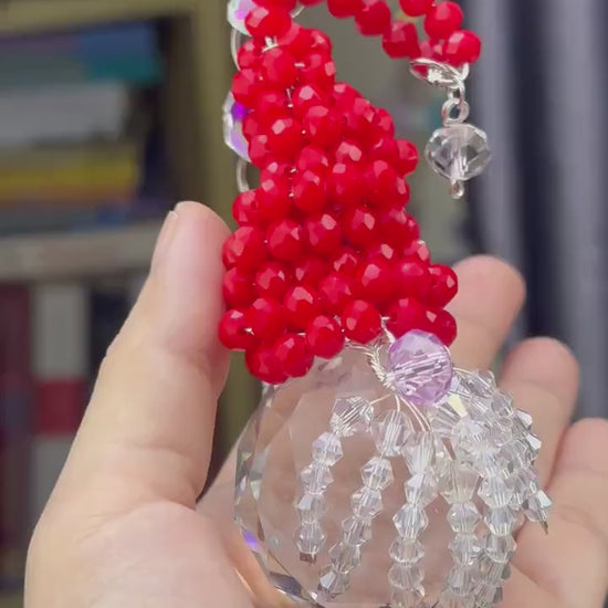 Santa Gnome Suncatcher DIY Kit - Create Your Own Christmas Craft Decor
