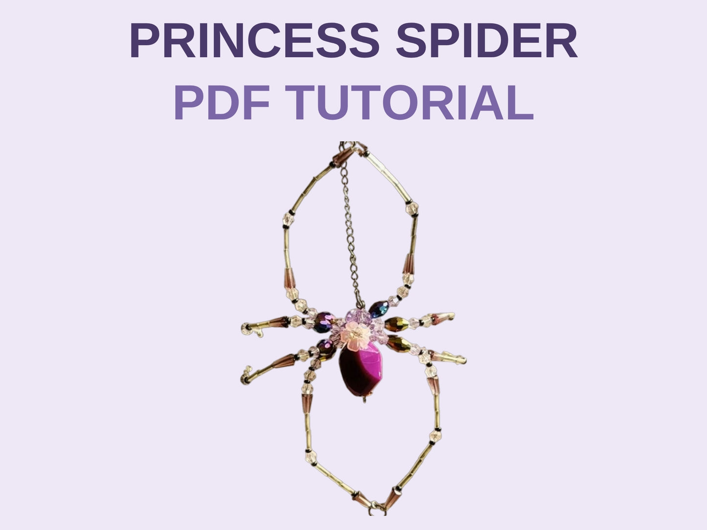 Princess Spider Suncatcher PDF Tutorial